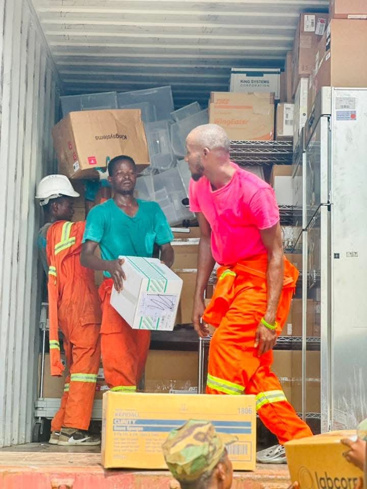 Hope for Liberia Donates Vital Medical Supplies to the 14th Military Hospital